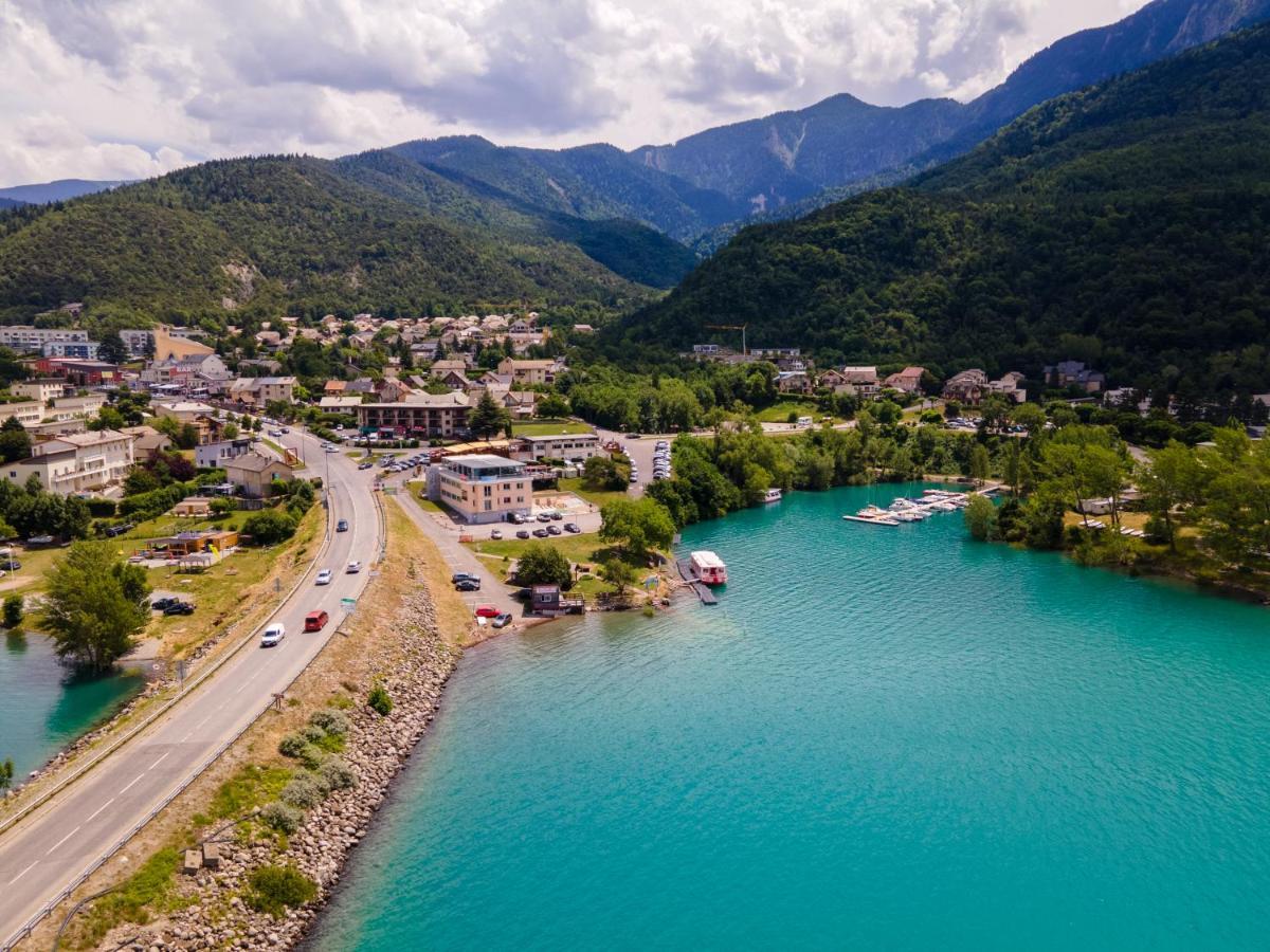 Hotel Les Flots Bleus Savines-le-Lac Exterior foto