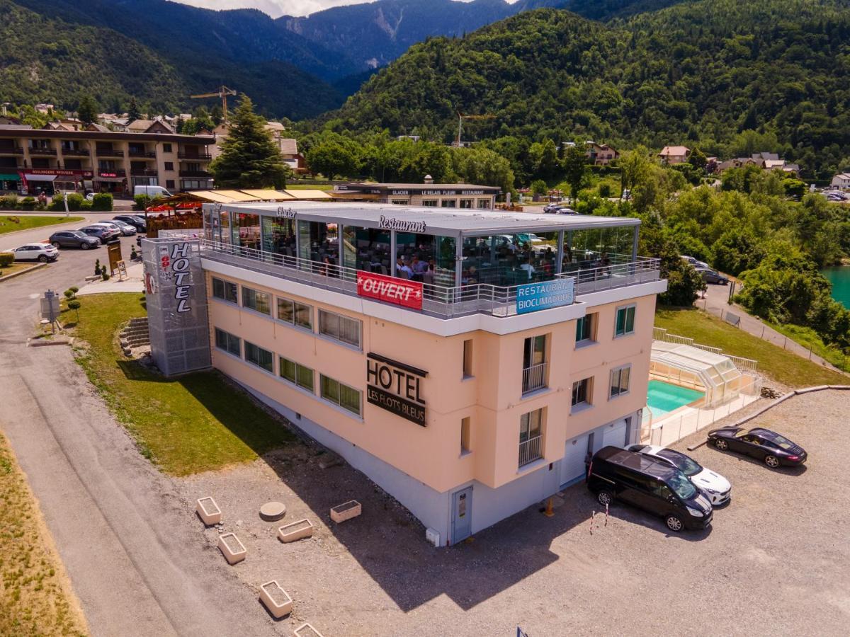 Hotel Les Flots Bleus Savines-le-Lac Exterior foto