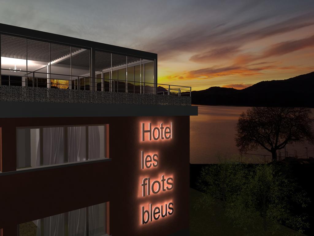 Hotel Les Flots Bleus Savines-le-Lac Exterior foto